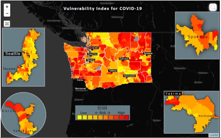 Novel Coronavirus Vulnerability Index For Diagnosis