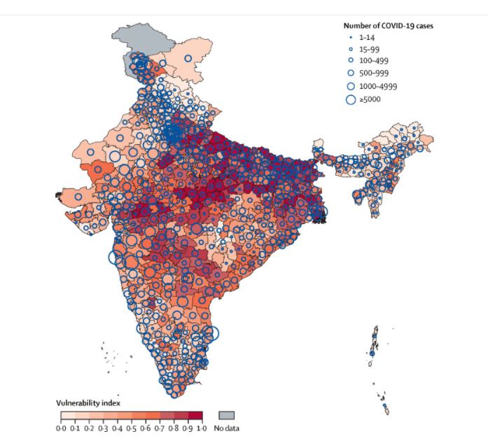 COVID Vulnerability Index in India