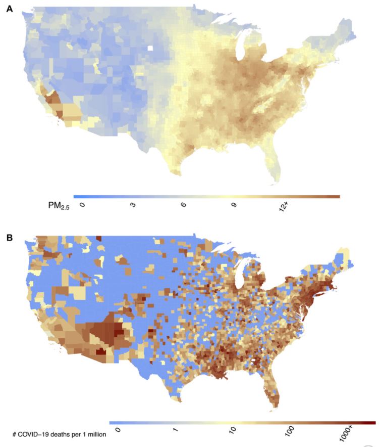 U.S. Air Pollution And COVID-19 Mortality