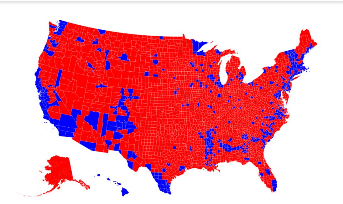 – Above – GOP More Coast Than Democrats -(op)