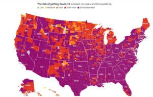 – Your Odds Of COVID Infection, Purple Is Worst –