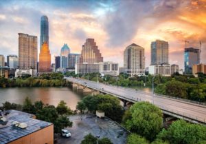 – Austin Skyline & Congress Bridge –