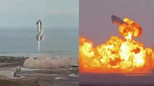 SpaceX Starship Lands Safely . . . Then Explodes