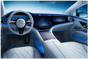 Mercedes-Benz EV’s 55” Screen