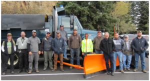 ESTES PARK, CO. TEAM OF 13 PREPS FOR 91 INCHES OF SNOW
