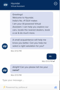 Hyundai Launches AI Chatbot