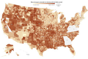 Where Un-Vaxed Most Vulnerable, 1 Million New Delta Infections A Day !