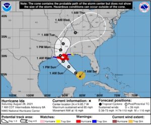 Ida To Cat 4, Gusts To 165MPH