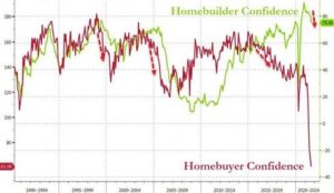 Home Buyer & Builder Confidence Crashes.