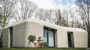 THE 3D PRINTED HOUSE HAS ARRIVED