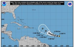 Hurricane Sam In Atlantic