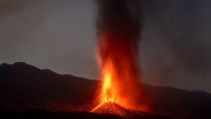 Spain’s Lava Flow Slows