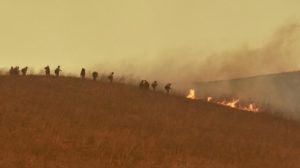 Reagan Ranch Threatened By Alisal Fire