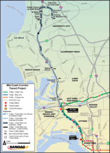 UCSD, La Jolla, Pacific Beach, San Diego Trolly Opens