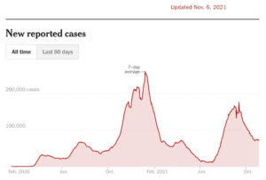 – New U.S. COVID Cases Begin To Go Flat –