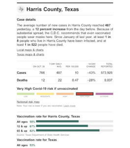 – Vaccination Harris County –