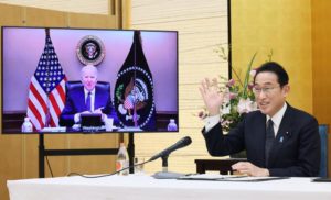 Biden, Kishida 1st Formal Talks Touch On China