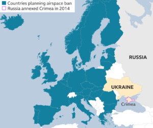 E.U. Shuts Airspace To All Russian Plane Types