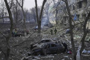 Ukraine Maternity Hospital Hit By Russian Airstrike