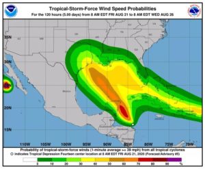 History Of Gulf Double Hurricanes