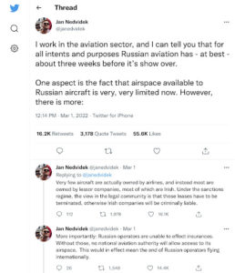 Russian Air Travel Is Over