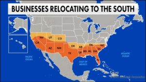 Companies Relocating To The Sun Belt