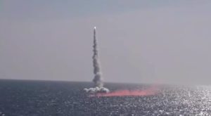 Russian Submarines Test-Fire Cruise Missiles In Sea Of Japan