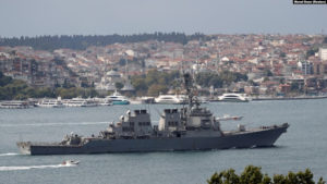 U.S. Sends Third Warship Into Black Sea