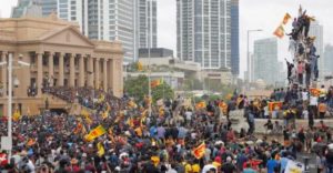 Protesters Storm President’s House, Sri Lanka Falling