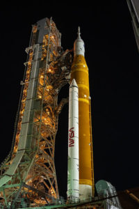 U.S. Artemis Moon Rocket On Launch Pad