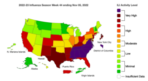 Worst States For Flu