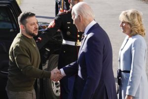 Zelensky Arrives In U.S. Looking For Missiles, Ammo And Arms