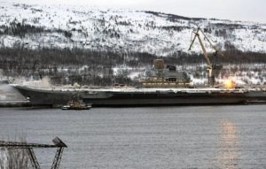 Russia’s Sole Aircraft Carrier Catches Fire (?)