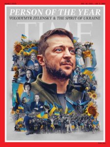 Zelensky Named (Man) Of Year By Time