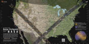 2023 & 2024 Solar Eclipse Map (Austin Oct 14, 2023)