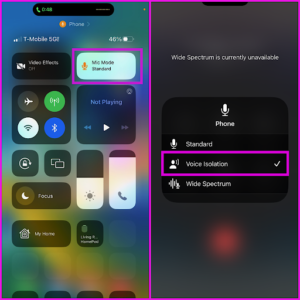 iPhone Now Has Voice Isolation /Noise Reduction
