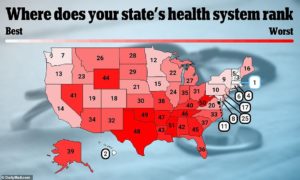 Best And Worst U.S. States For Health Care