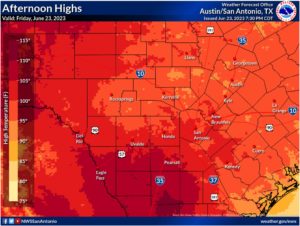 Texas Is An Oven For At Least The Next Week