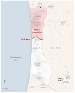 Israel Warns 1.1 Million Civilians In N.Gaza To Evacuate Within 24 Hours