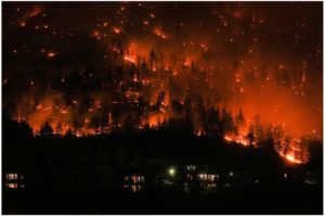 Wildfire West Kelowna, British Columbia (no link)