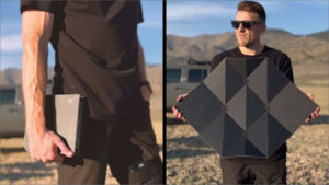 . . . #3 Origami solar panels – CarryOn™ backpack, SUNz™ Fold™