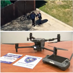 Shoplifters caught in minutes with drones