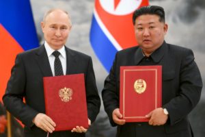 Russia and North Korea sign mutual defense pact