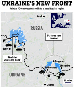 Ukraine invades 2nd Russian area