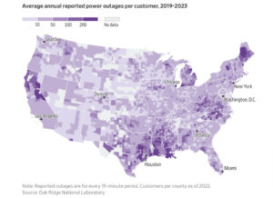 National Power Outage Map – many causes, getting worse before better (w audio)