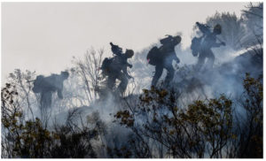 Malibu evacuated, fire explodes from high winds