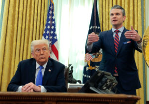 Trump promises record defense budget of $1 trillion