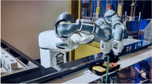 BurgerBot – 27 sec – more Angus or Cod, less hair, see the video – PTs™ Cabo™, Sprite™ delivered