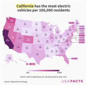 EVs per resident, 2023 – EnergyAGI ™