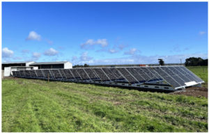 Paired Power (CA) and PHNXX (Australia) fold-out, 20’ container solar-battery microgrid, for federal, industrial, agricultural, military, disasters, to 92.8 kW solar, 636 kWh battery – EnergyAGI™ Disty